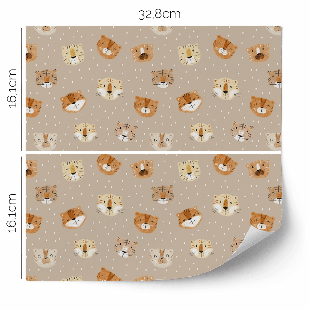 IKEA KALLAX furniture wrap - Tiger Cub Toffee