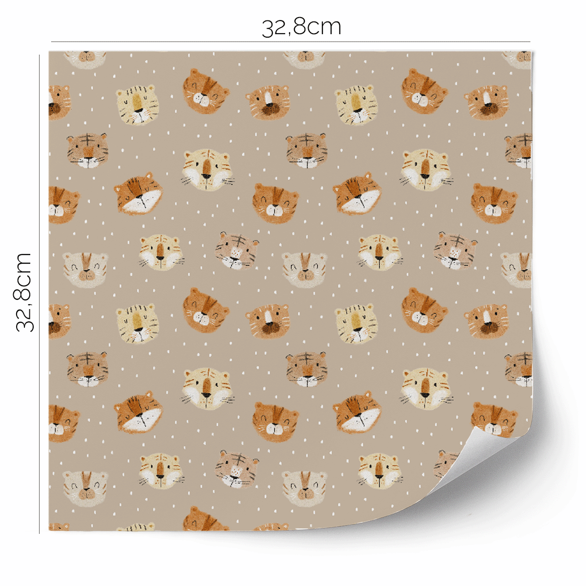 IKEA KALLAX furniture wrap - Tiger Cub Toffee