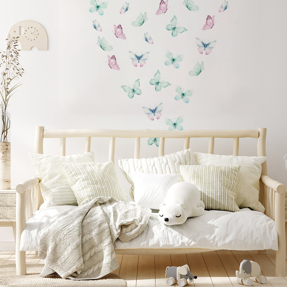 Kinder-Zimmer Aufkleber Sticker Biene Marienkäfer Schmetterling Grashüpfer  Kind Baby Wand Deko Folie – Medianlux-Shop